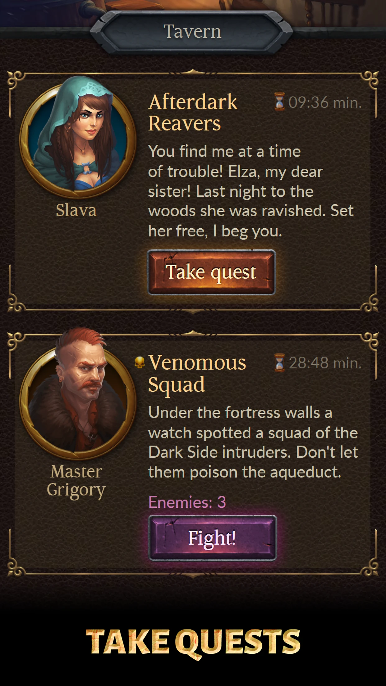 Age of Revenge: Turn Based RPG screenshot