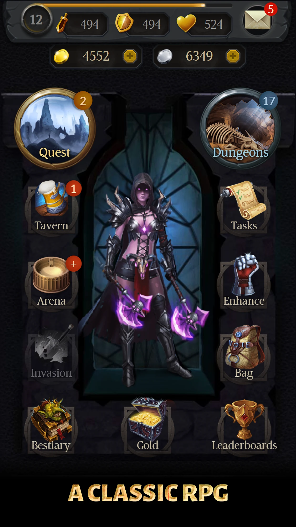 Age of Revenge: Turn Based RPG screenshot